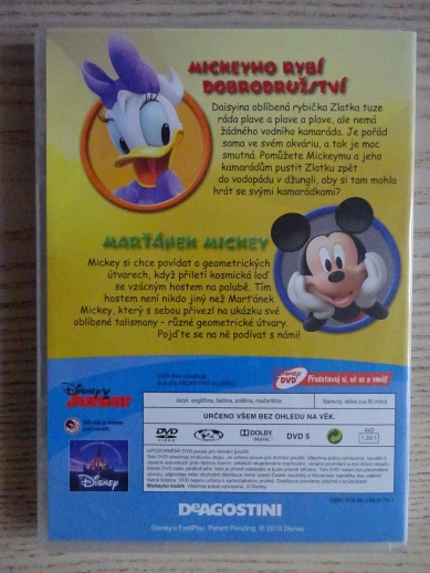 MICKEYHO KLUBÍK 36, MICKEY MOUSE, DVD FILM