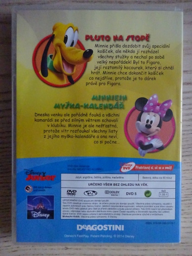MICKEYHO KLUBÍK 37, MICKEY MOUSE, DVD FILM