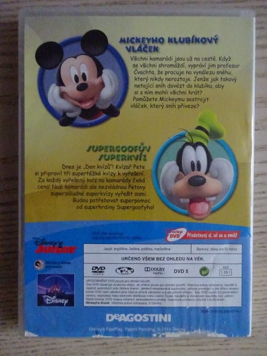MICKEYHO KLUBÍK 38, MICKEY MOUSE, DVD FILM
