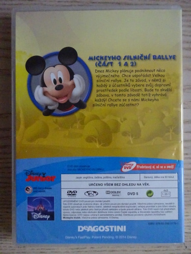 MICKEYHO KLUBÍK 39, MICKEY MOUSE, DVD FILM