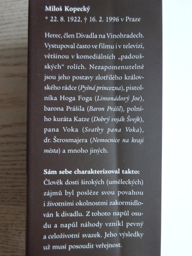 CO ZA TO STÁLO..., MILOŠ KOPECKÝ, MILAN HEIN, **an