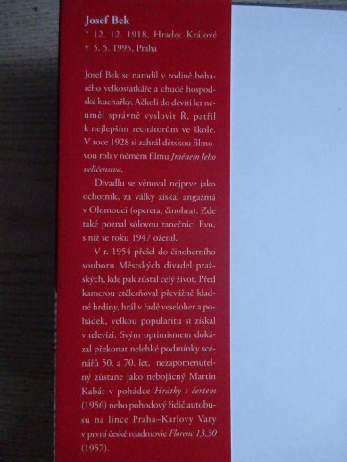 KAŽDÝ DEN RADOST, JOSEF BEK, PETR HOŘEC, **an