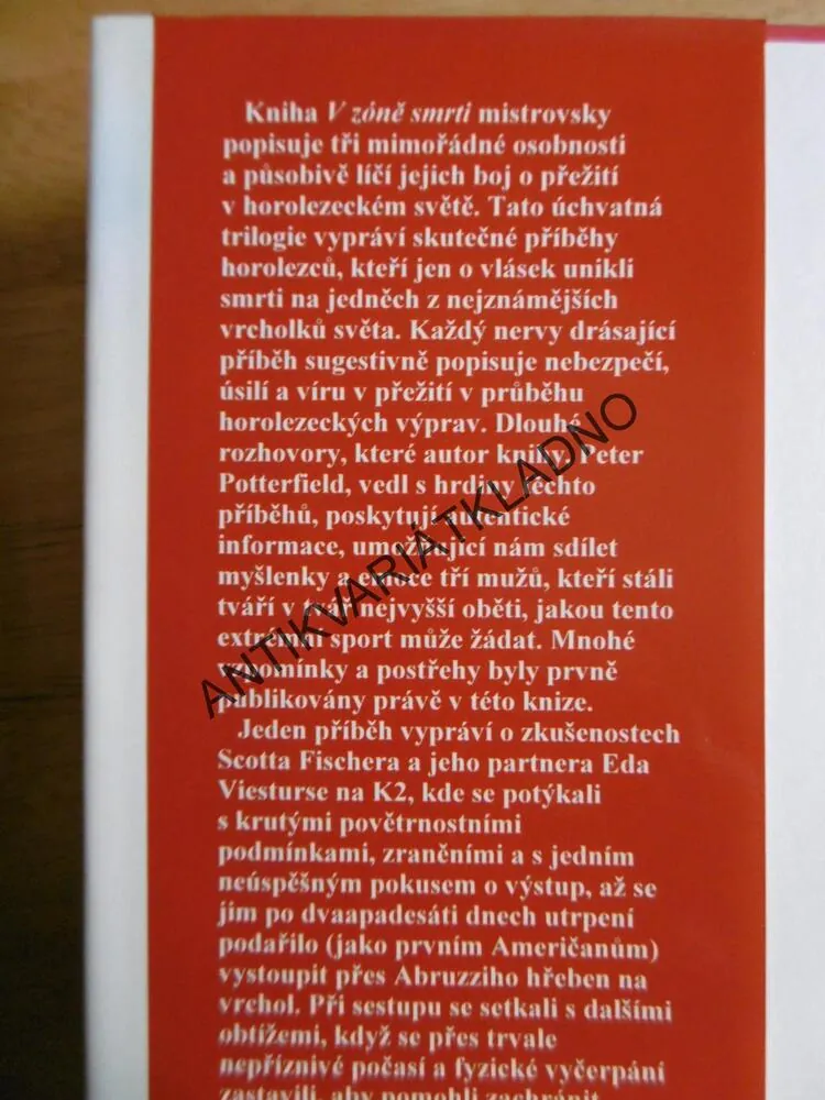 V ZÓNĚ SMRTI, PETER POTTERFIELD, 