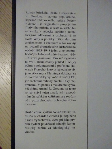 NEVIDITELNÉ VÍTĚZSTVÍ, RICHARD GORDON, **an