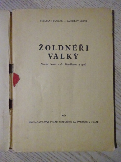 ŽOLDNÉŘI VÁLKY, DVOŘÁK, ČERNÝ