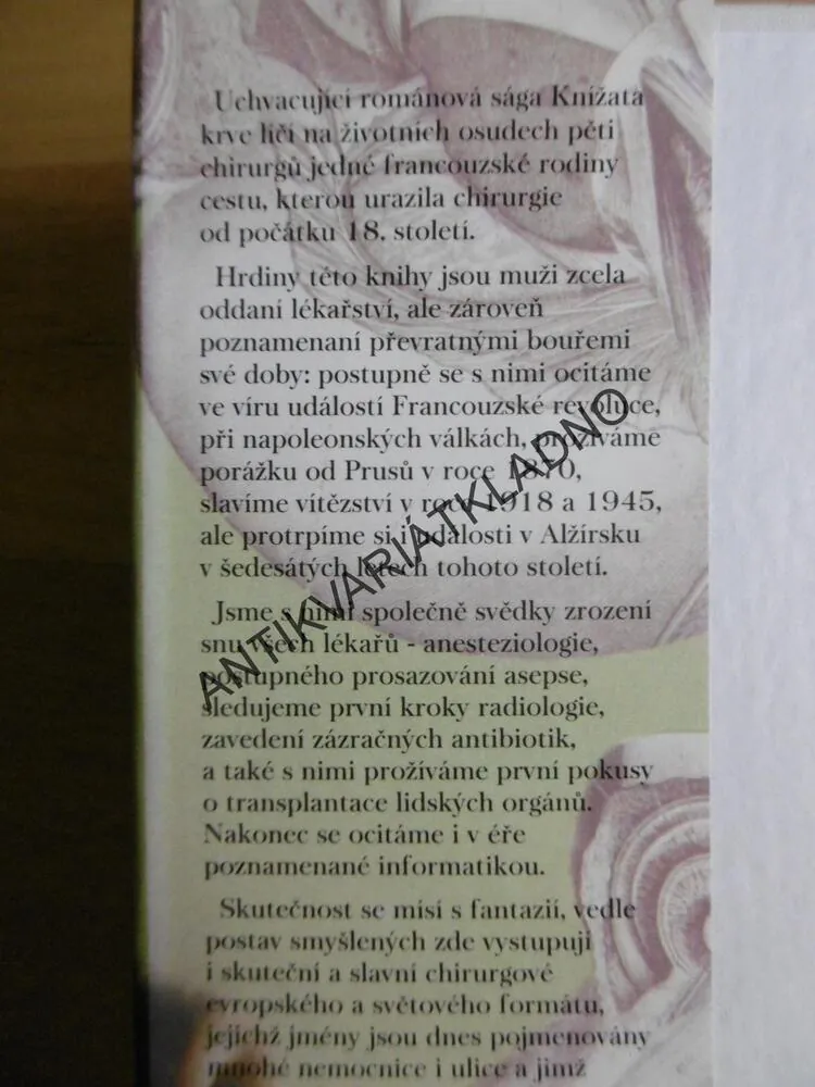 KNÍŽATA KRVE, SÁGA RODU CHIRURGŮ, GILBERT SCHLOGEL **an