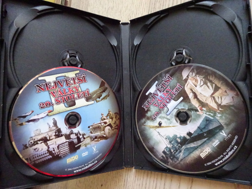 NEJVĚTŠÍ VÁLKY 20. STOLETÍ II, DOKUMENT DVD FILM 2. SVĚTOVÁ VÁLKA