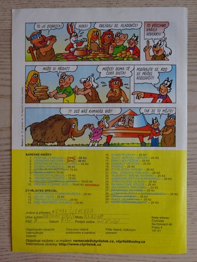 ČTYŘLÍSTEK SPECIÁL, 2/2002