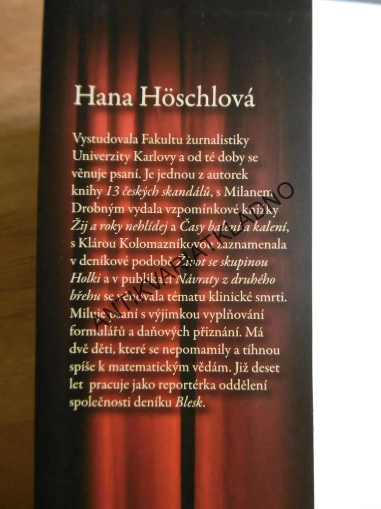 ODHALENÁ TAJEMSTVÍ SLAVNÝCH, HÖSCHLOVÁ, ŠTIBOR