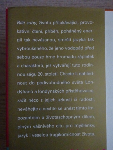 BÍLÉ ZUBY, ZADIE SMITHOVÁ, **an