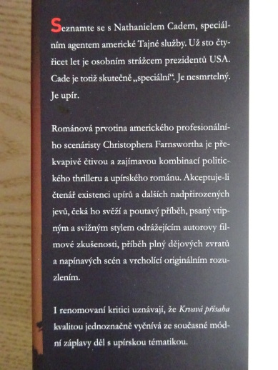 KRVAVÁ PŘÍSAHA, CHRISTOPHER FARNSWORTH, **an