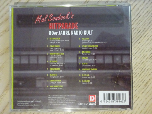 MAL SONDOCK'S HITPARADE, CD 1, CD HUDBA