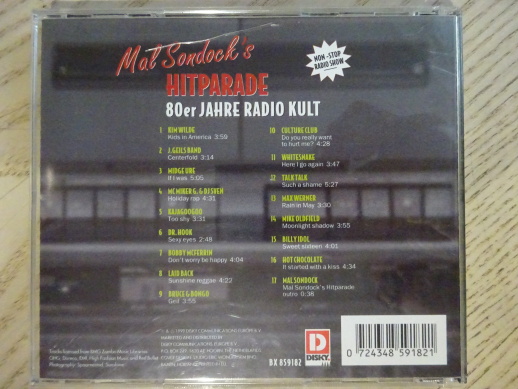 MAL SONDOCK'S HITPARADE, CD 3, CD HUDBA