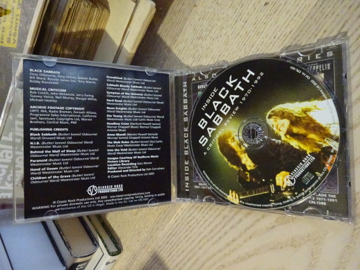 BLACK SABBATH, INSIDE, CD HUDBA