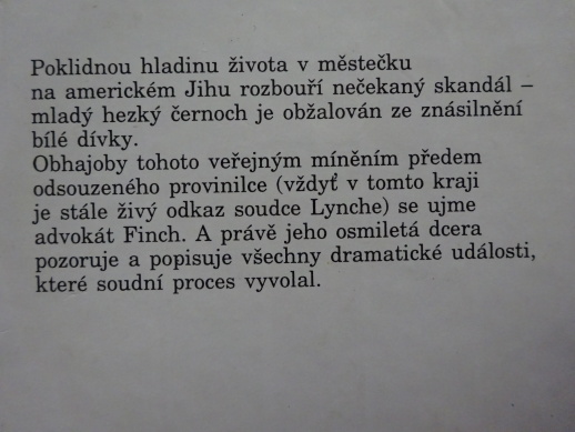 JAKO ZABÍT PTÁČKA, HARPER LEE, **an
