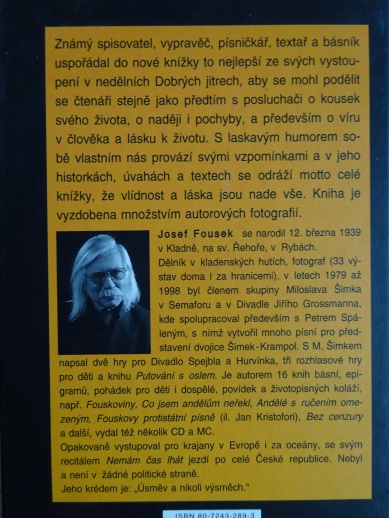 BUĎME K SOBĚ VLÍDNÍ, JOSEF FOUSEK, **an