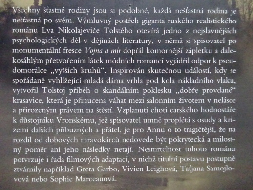 ANNA KARENINA, LEV NIKOLAJEVIČ TOLSTOJ, **an