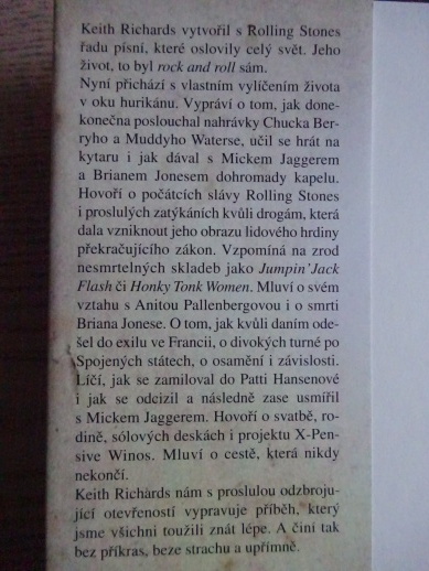 ŽIVOT, KEITH RICHARDS, **an