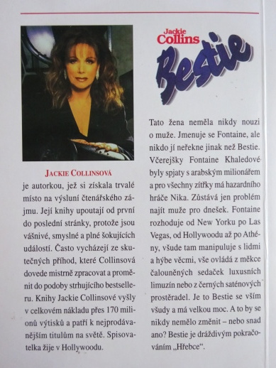 BESTIE, JACKIE COLLINS, **an