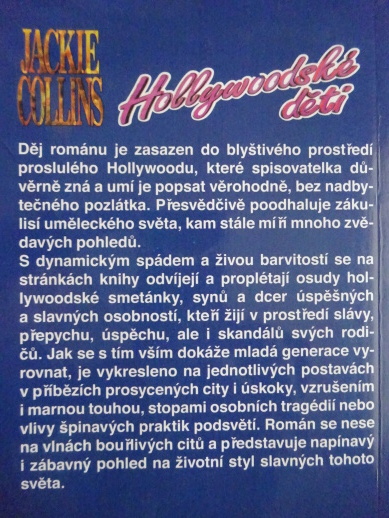 HOLLYWOODSKÉ DĚTI, JACKIE COLLINS, **an