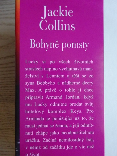 BOHYNĚ POMSTY, JACKIE COLLINS, **an