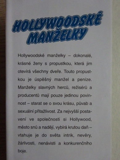 HOLLYWOODSKÉ MANŽELKY, JACKIE COLLINS, **an