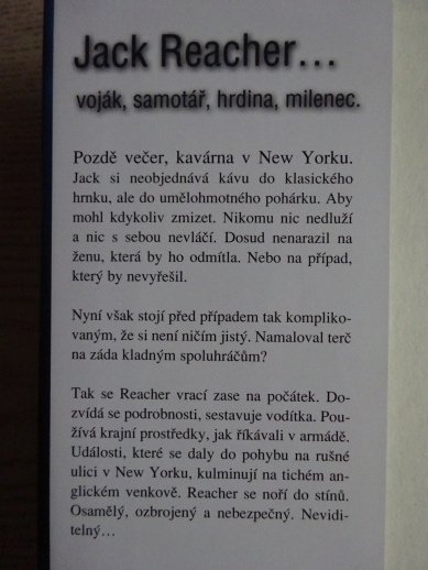 ÚNOS, LEE CHILD, **an