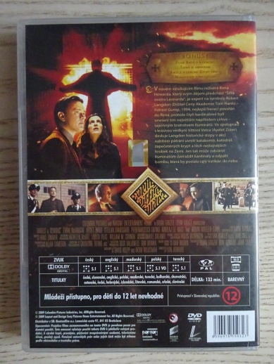 ANDĚLÉ A DÉMONI, DVD FILM 