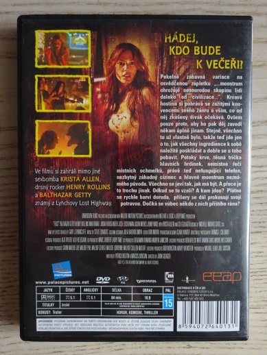 KRVAVÁ HOSTINA, DVD FILM