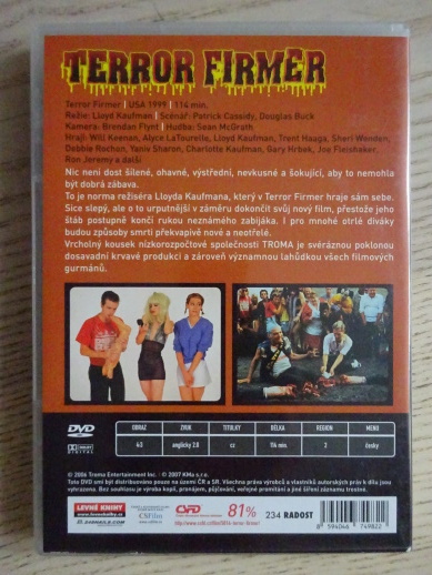 TERROR FIRMER, DVD FILM 