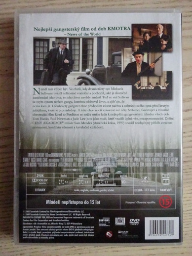 CESTA DO ZATRACENÍ, ROAD TO PERDITION, DVD FILM