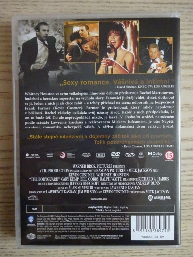 OSOBNÍ STRÁŽCE, DVD FILM