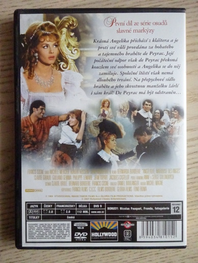 ANGELIKA MARKÝZA ANDĚLŮ, DVD FILM