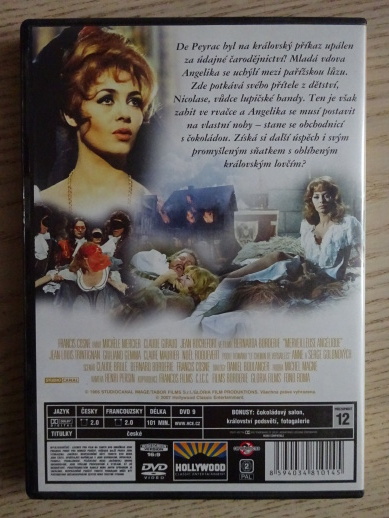 BÁJEČNÁ ANGELIKA, DVD FILM