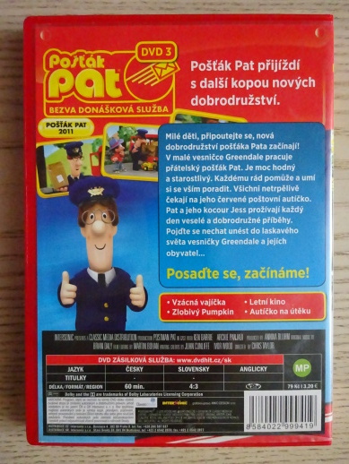 POŠŤÁK PAT 3, DVD FILM