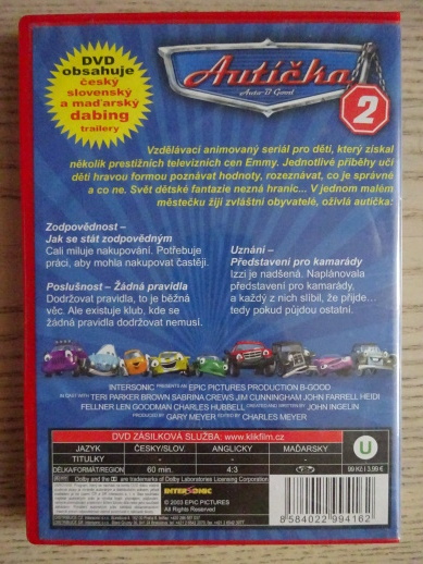AUTÍČKA 2, DVD FILM POHÁDKA