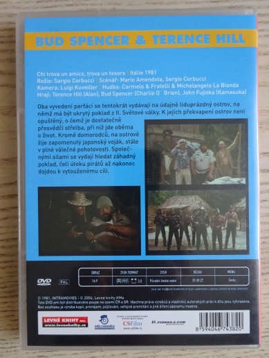 KDO NAJDE PŘÍTELE, NAJDE POKLAD, TERENCE HILL, BUD SPENCER, DVD FILM