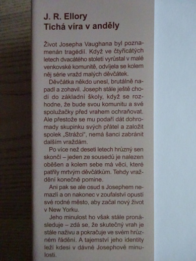 TICHÁ VÍRA V ANDĚLY, R. J. ELLORY, **an