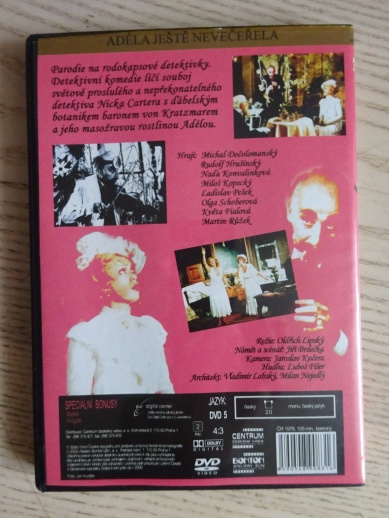 ADÉLA JEŠTĚ NEVEČEŘELA, DVD FILM