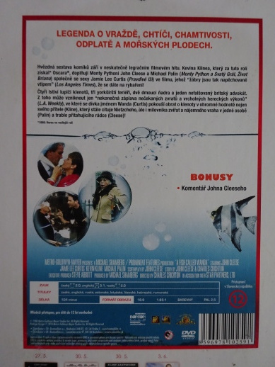 RYBA JMÉNEM WANDA, DVD FILM