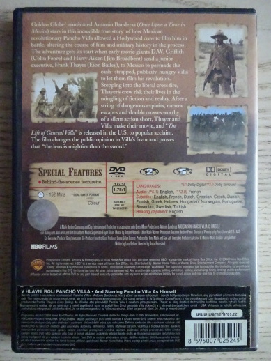 PANCHO VILLA, DVD FILM
