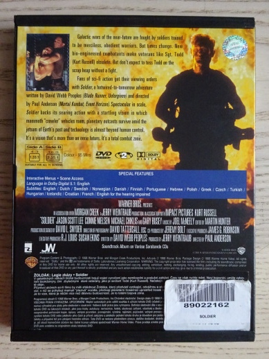 SOLDIER, DVD FILM