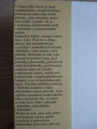 MYSLIVCŮV ROK, JAN VRBA, **an