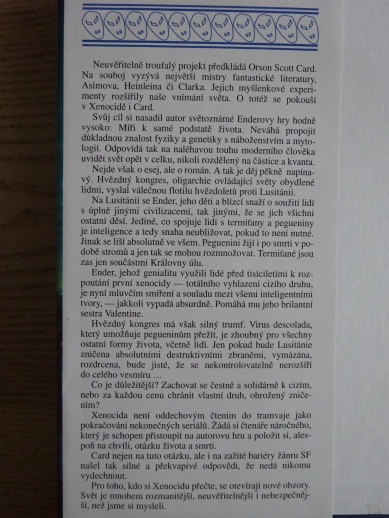 XENOCIDA, ENDEROVA HRA, ORSON SCOTT CARD, **an