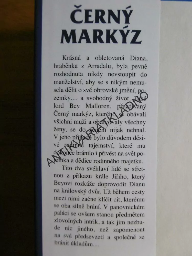 ČERNÝ MARKÝZ, JO BEVERLEY, **an