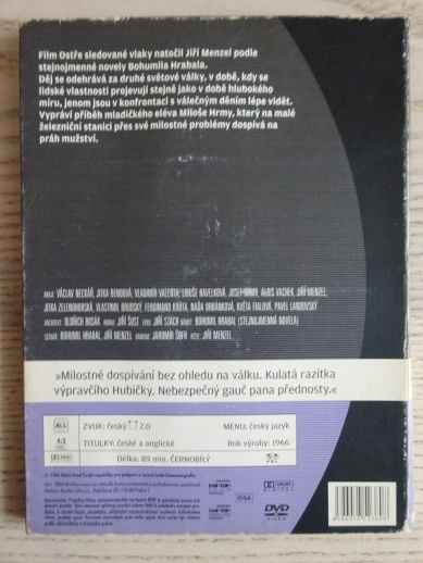 OSTŘE SLEDOVANÉ VLAKY, DVD FILM