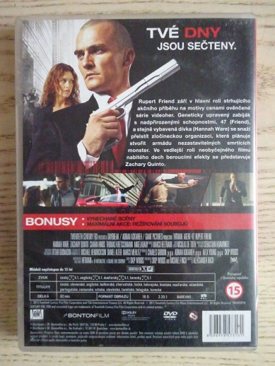 HITMAN AGENT 47, DVD FILM