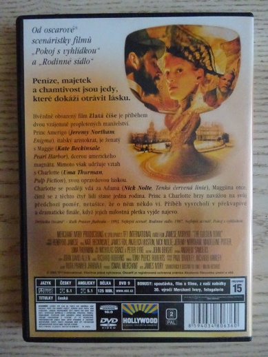 ZLATÁ ČÍŠE, DVD FILM