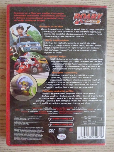 ROARY: ZÁVODNÍ AUTO, ROARYHO PRVNÍ DEN, DVD FILM