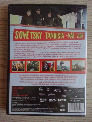 TANKOVÝ PRAPOR, DVD FILM